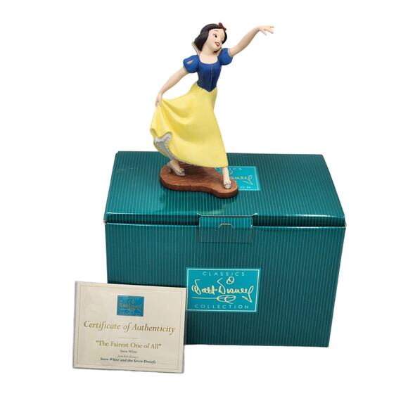 WDCC Disney Snow White Figurine The Fairest One Of All Box COA Collection - Picture 1 of 13